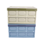 Extra-Large Collapsible Plastic Storage Box with Lid (Thickened) – Multifunctional Foldable Storage Bin for Car and Home Use