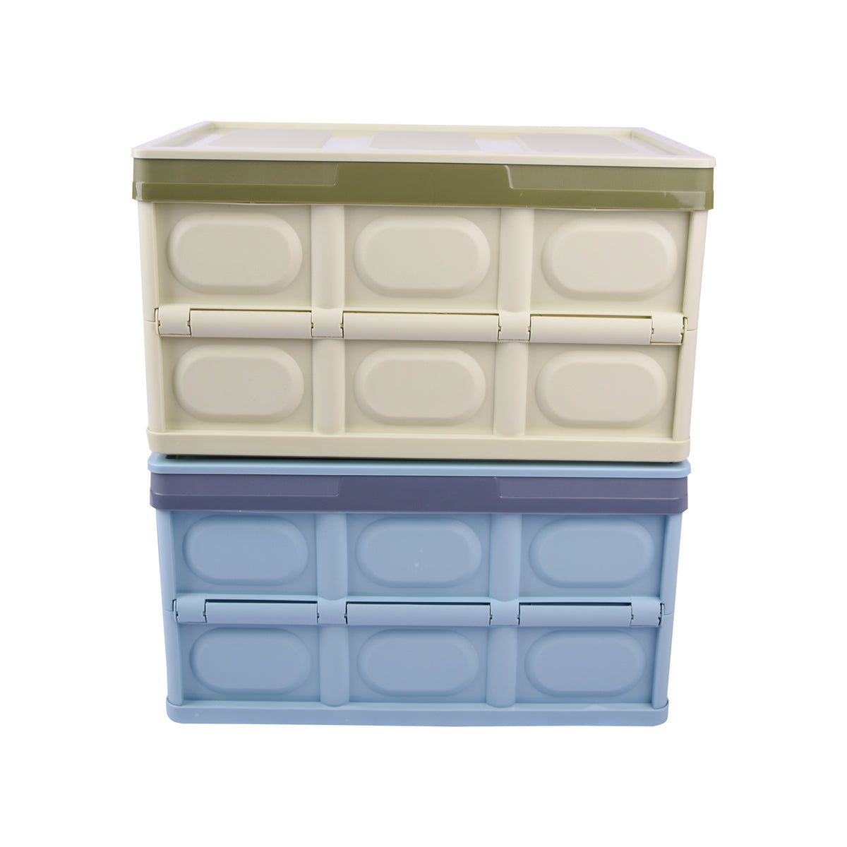 Extra-Large Collapsible Plastic Storage Box with Lid (Thickened) – Multifunctional Foldable Storage Bin for Car and Home Use