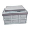 Extra-Large Collapsible Plastic Storage Box with Lid (Thickened) – Multifunctional Foldable Storage Bin for Car and Home Use