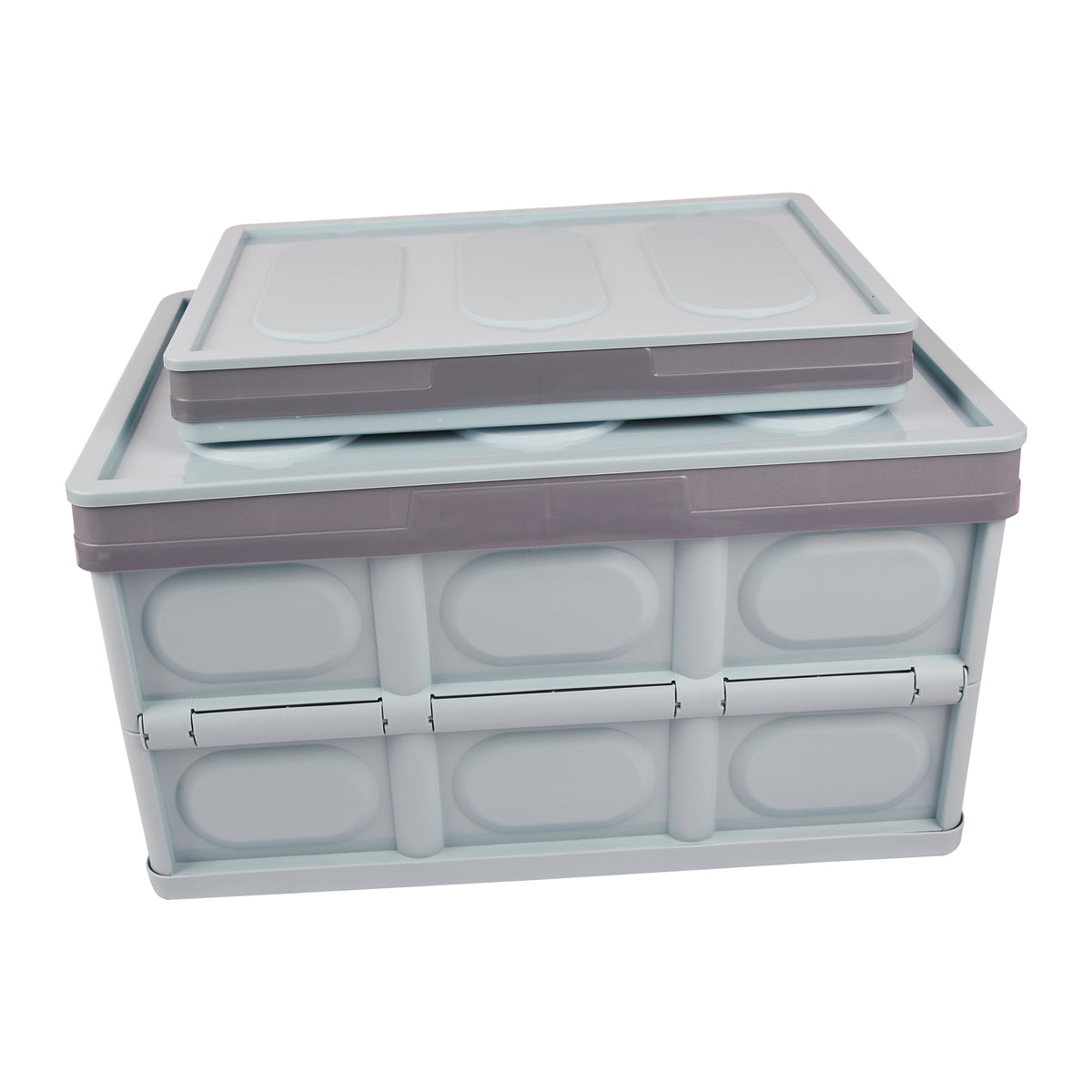 Extra-Large Collapsible Plastic Storage Box with Lid (Thickened) – Multifunctional Foldable Storage Bin for Car and Home Use