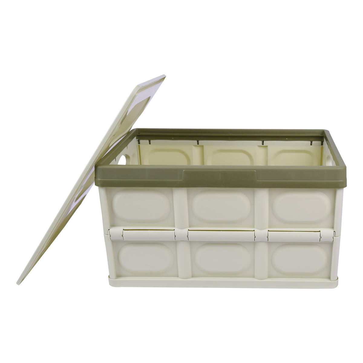 Extra-Large Collapsible Plastic Storage Box with Lid (Thickened) – Multifunctional Foldable Storage Bin for Car and Home Use