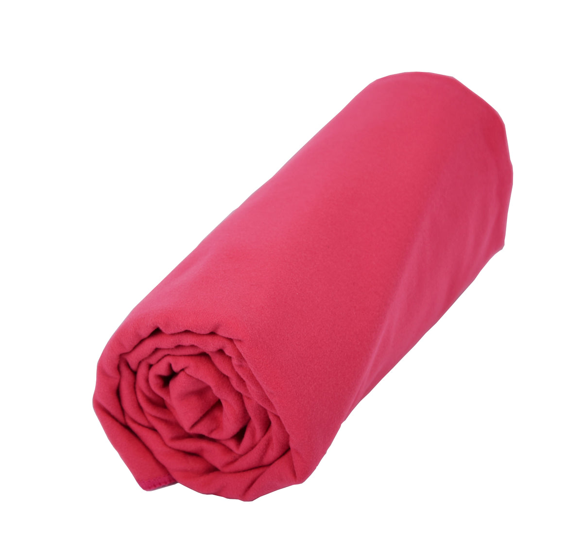 Solid-color double-sided fleece beach towel for adults – absorbent, quick-drying, and lint-free.
