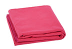 Solid-color double-sided fleece beach towel for adults – absorbent, quick-drying, and lint-free.