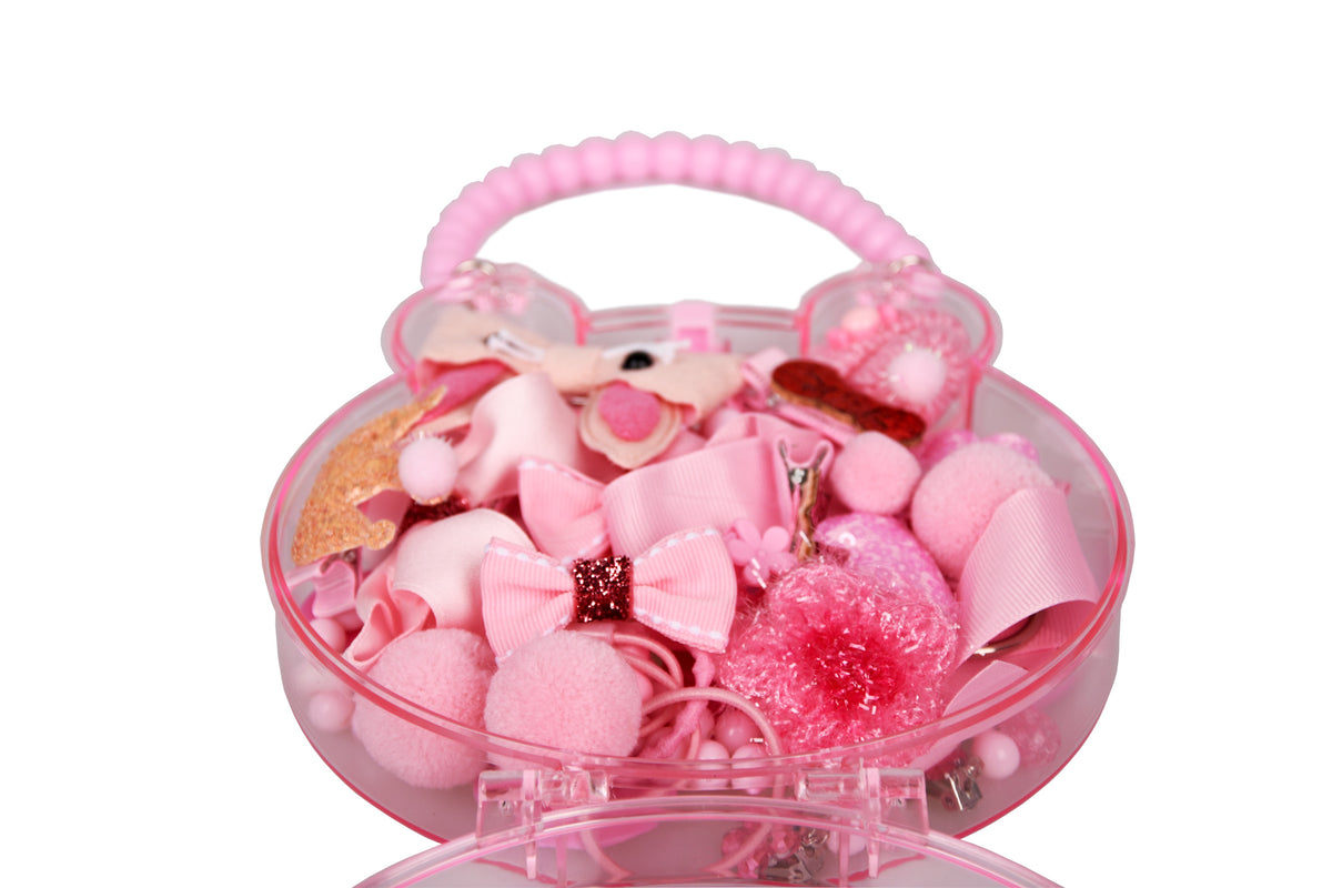 Girls' Hair Accessory Set – Princess-Style Clips and Cute Accessories for Toddlers and Young Girls